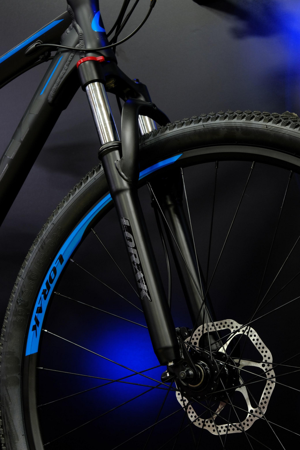 Lorak Sel 8900 HD Чёрный/Синий Матовый 21р (на рост 183-190)