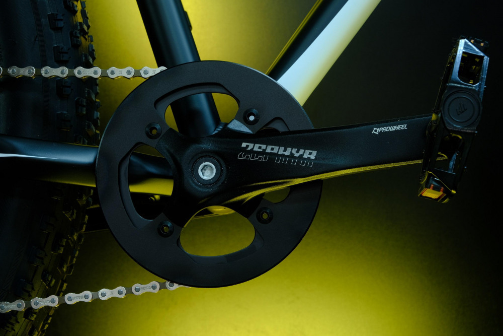 LORAK FAT SE Матовый Чёрный/Жёлтый рама 21 (на рост 183-190)