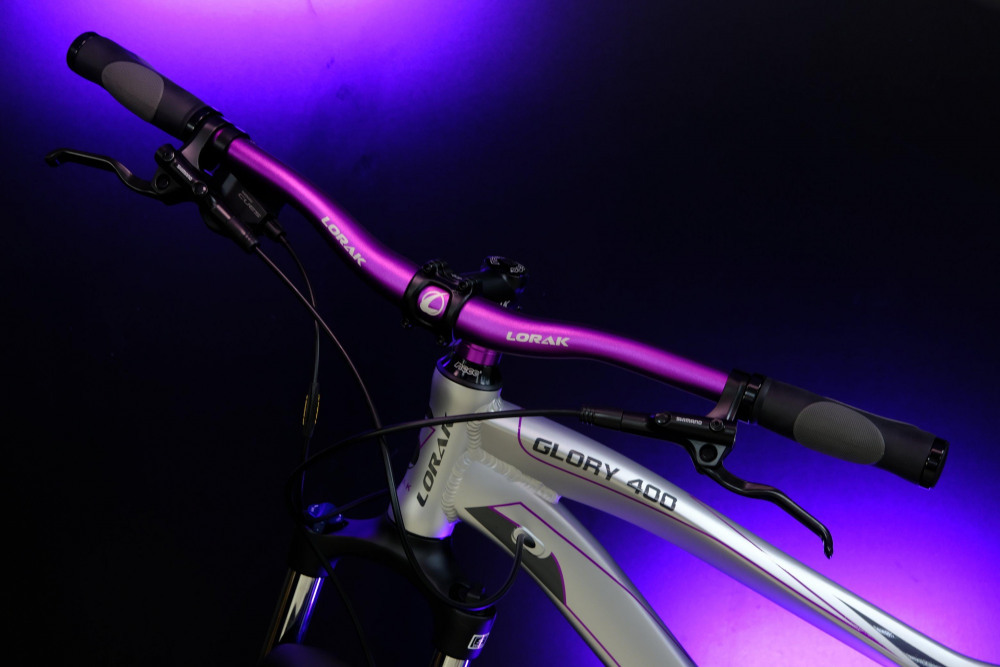 LORAK GLORY 400 9 sp Матовый Серебристый/Фиолетовый 19р (на рост 171-182)